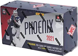 2021 Panini Phoenix Football Factory Sealed Complete Set - Fanatics Exclusive