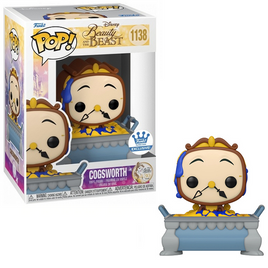 BEAUTY AND THE BEAST "COGSWORTH IN COBBLER PAN" FUNKO EXCLUSIVE POP # 1138