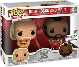 Hulk Hogan & Mr. T 2 Pack Funko Pop Amazon Limited Edition