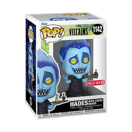 DISNEY VILLAINS "HADES WITH CHESS BOARD" TARGET EXCLUSIVE POP # 1142