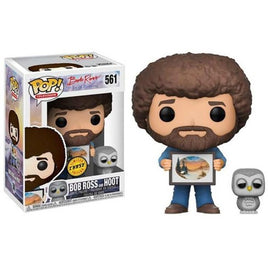 BOB ROSS THE JOY OF PAINTING "BOB ROSS AND HOOT" CHASE LIMITED EDITION POP # 561