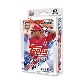 2021 TOPPS MLB BASEBALL SERIES 1 TRADIN CARDS HANGER BOX