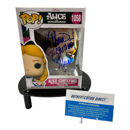 Kathryn Beaumont Hand Signed " ALICE (CURTSYING)" Alice In Wonderland Funko Pop 368 w/COA