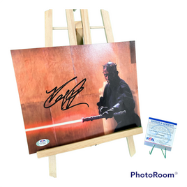 Ray Park "Darth Maul" Hand Signed Star Wars 8.5x11 Photo W/COA PSA