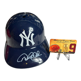 Derek Jeter Hand Signed FS MLB Souvenir Batting Yankees Helmet W/COA