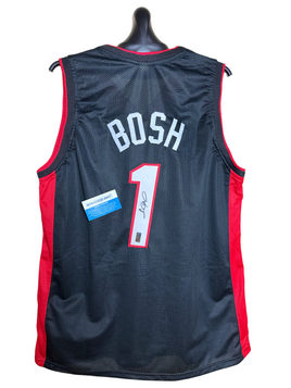 Chris Bosh - Miami Heat Hand Signed NBA Home Court Jersey w/COA