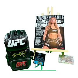 Ronda J Rousey  Hand Signed UFC Glove W/COA