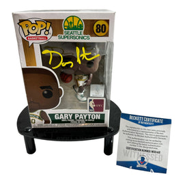 Gary Payton - Seattle Supersonics Hand Signed Funko W/ COA