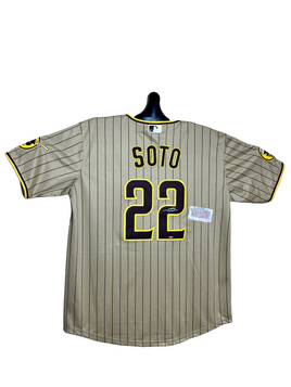 Juan Soto Outfielder of San Diego Padres Hand Signed Home Jersey w/COA