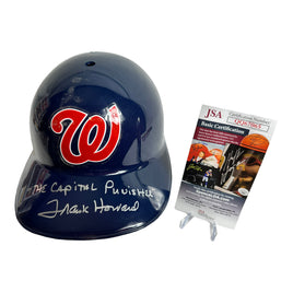 Frank Howard Hand Signed FS MLB Souvenir Washington Nationals Batting Helmet W/COA JSA
