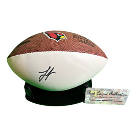 Larry Fitzgerald - Hand Signed Cardinals NFL Wilson Official Mini Ball W/COA