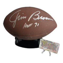 Jim Brown - Cleaveland browns Hand Signed NFL Wilson All Pro Ball W/COA