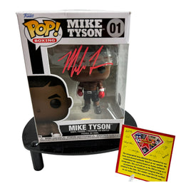 Iron Mike Tyson Hand Signed Funko Pop # 01 W/COA