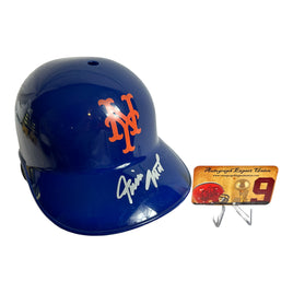 Willie Mays Hand Signed FS MLB Souvenir Batting New York Mets Helmet W/COA