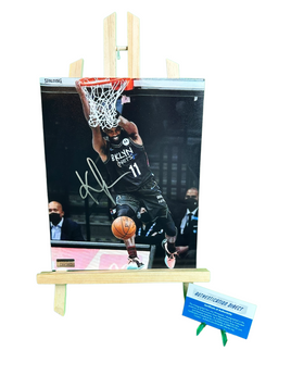 Kyrie Irving Hand Signed Brooklyn Nets 8x10 Photo w/COA