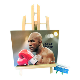 Evander Holyfield Hand Signed 8x10 Poster Photo w/COA