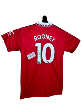 Wayne Rooney Hand Signed Manchester United Home Jersey w/COA