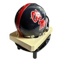 ELI MANNING - New York Giants Hand Signed Ole Miss Mini Helmet W/COA