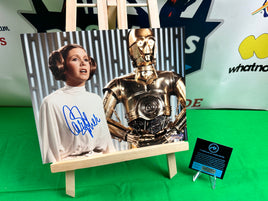 Carrie Fisher Hand Signed Star Wars Princess Leia 8x10 Photo w/COA
