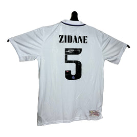 Legendary Zinedine Zidane - Real Madrid Hand Signed Home Jersey w/COA