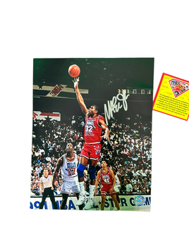 Magic Johnson Hand Signed NBA All Star Game 8.5x11 Photo w/COA