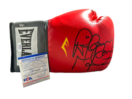 Ray Mancini Hand Signed Everlast Boxing Glove w/COA PSA