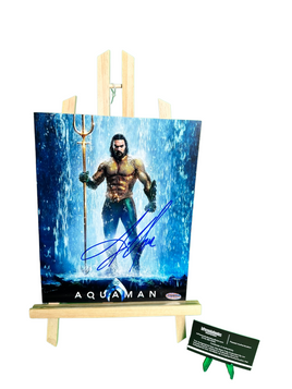 Jason Momoa Hand Signed " Aquaman " 8x10 Poster w/ COA
