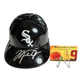 Michael Jordan Hand Signed FS MLB Souvenir Batting White Sox Helmet W/COA