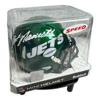 Joe Namath - NY Jets Hand Signed Mini Helmet W/COA