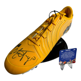 Mitchell Trubisky - QB Pittsburgh Steelers Hand Signed Adidas Field Cleat Red w/COA