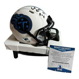 Earl Campbell - Tennessee Titans Hand Signed Eclipse Mini Helmet W/COA