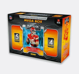 2021 Panini Playbook NFL Football Card Mega Box New Factory Sealed