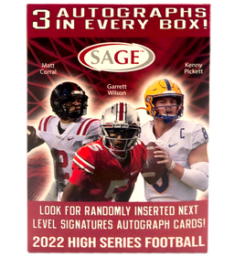 2022 Sage High Series Football Blaster Box