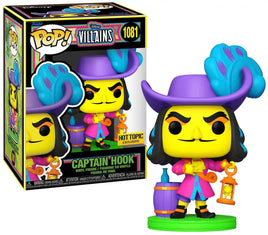 DISNEY VILLAINS "CAPTAIN HOOK" BLACKLIGHT POP # 1081