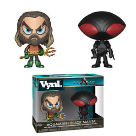 DC COMICS VYNL "AQUAMAN & BLACK MANTA" 2 PACK POPS