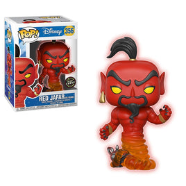 DISNEY ALADDIN " RED JAFAR" LIMITED EDITION GLOW CHASE POP # 356