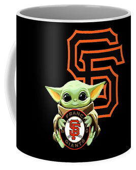 SAN FRANCISCO GIANTS WITH BABY YODA COFFEE MUGS