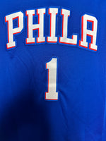 James Harden Hand Signed 76ers Home Court Jersey w/COA