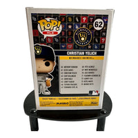 Christian Yelich Signed Milwaukee Brewers Funko Pop # 62 w/COA