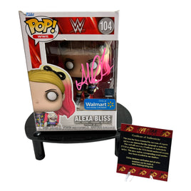 Alexa Bliss Hand Signed WWE Funko Pop # 104 W/COA