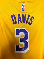 Anthony Davis Hand Signed Lakers NBA Home Court Jersey w/COA