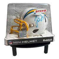 Justin Herbert - Los Angeles chargers Hand Signed Mini Helmet W/COA