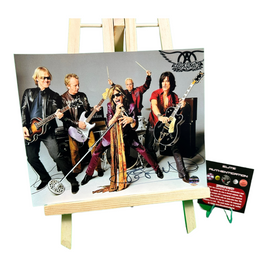 Joe A Perry Hand Signed "AEROSMITH" 8x10 Photo w/COA