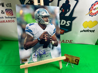 Dak Prescott QB Hand Signed Cowboys 8x10 Photo w/COA