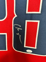 Chris Johnson RB Tennessee Titans Hand Signed Away Red Jersey w/COA JSA