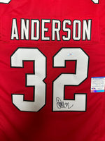 Jamaal Anderson - Atlanta Falcons Hand Signed Home Jersey w/COA