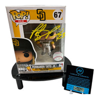 Fernando Tatis JR Hand Signed San Diego Padres Funko Pop # 67 w/COA