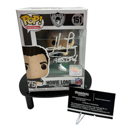 Howie Long - Los Angeles Raiders HOF Hand Signed Funko POP # 151 W/COA