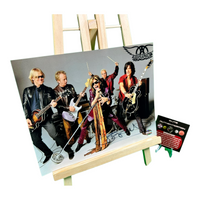Joe A Perry Hand Signed "AEROSMITH" 8x10 Photo w/COA
