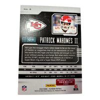 Patrick Mahomes II Hand Signed 2020 Panini PlayBook Card # 8 w/ COA